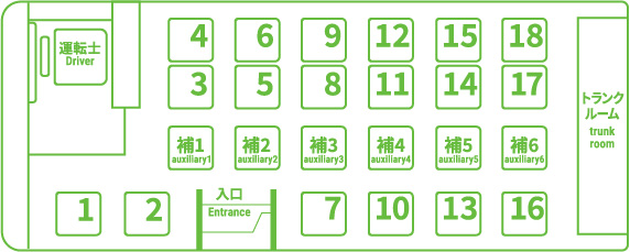 小型24人後部トランクタイプ